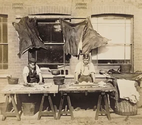Leather Dyeing for Making Gloves, Bevington and Sons, 1861-62